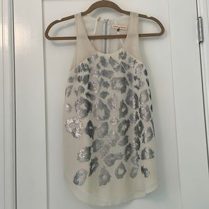 Rebecca Taylor sequined blouse
